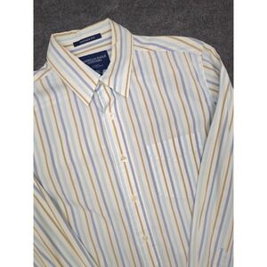American Eagle Outfitters Vintage Fit‎ Striped Dress Shirt Mens Small